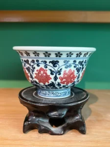 Scrolling Lotus Tea Cup — view 4
