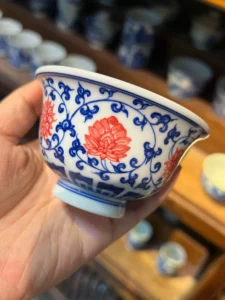 Scrolling Lotus Tea Cup — view 7