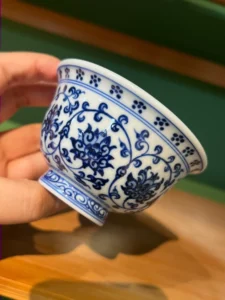 Scrolling Lotus Tea Cup — view 6