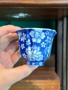 A Thousand Flowers Hexagonal Tea Cup — view 6