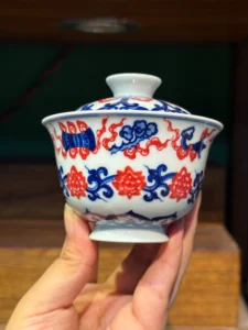 Lotus & Eight Treasures Gaiwan — view 2