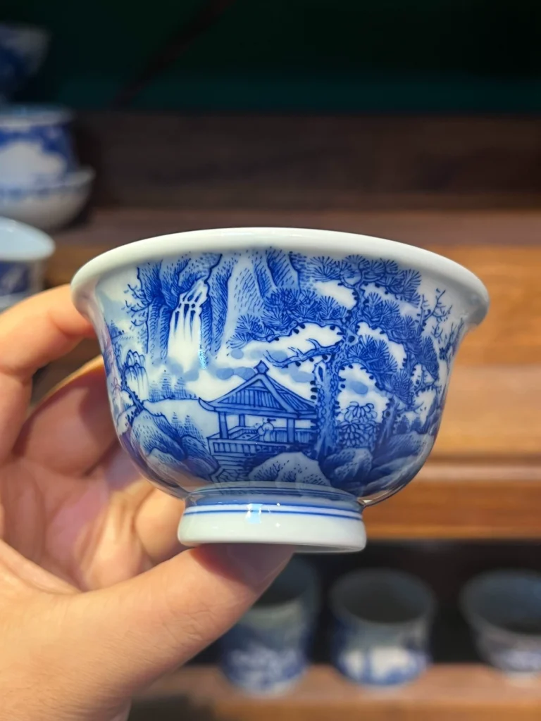 Mountain Landscape Tea Cup