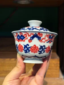 Lotus & Eight Treasures Gaiwan — view 3