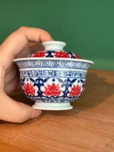 Scrolling Lotus Gaiwan — view 6
