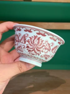 Scrolling Lotus Tea Cup — view 5