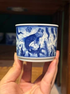 Fish & Water Plants Tea Cup — view 5