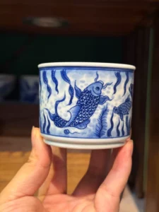 Fish & Water Plants Tea Cup — view 7