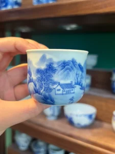 Mountain Landscape Tea Cup — view 7