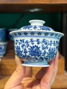 Scrolling Lotus Gaiwan — view 3
