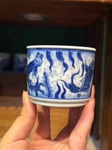 Fish & Water Plants Tea Cup — view 6