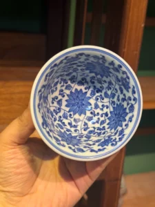 Scrolling Lotus Tea Cup — view 7