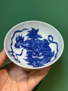 Playful Lions Tea Cup — view 6
