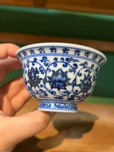 Scrolling Lotus Tea Cup — view 4