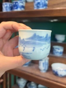 Mountain Landscape Tea Cup — view 4