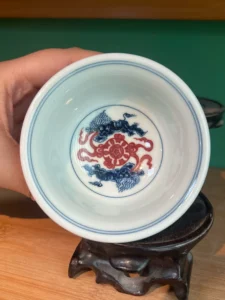 Scrolling Lotus Tea Cup — view 5