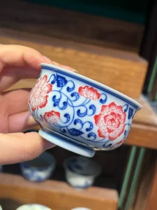 Scrolling Lotus Tea Cup — view 6