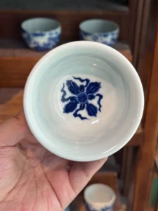 Scrolling Lotus Tea Cup — view 4