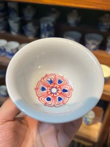 Scrolling Lotus Tea Cup — view 9