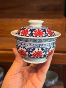 Scrolling Lotus Gaiwan — view 7