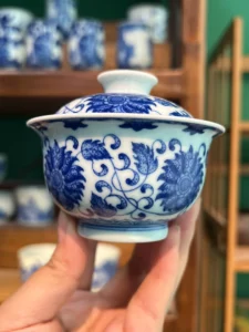 Scrolling Lotus Gaiwan — view 6