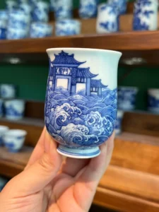 Leaping Carp Tea Cup — view 5