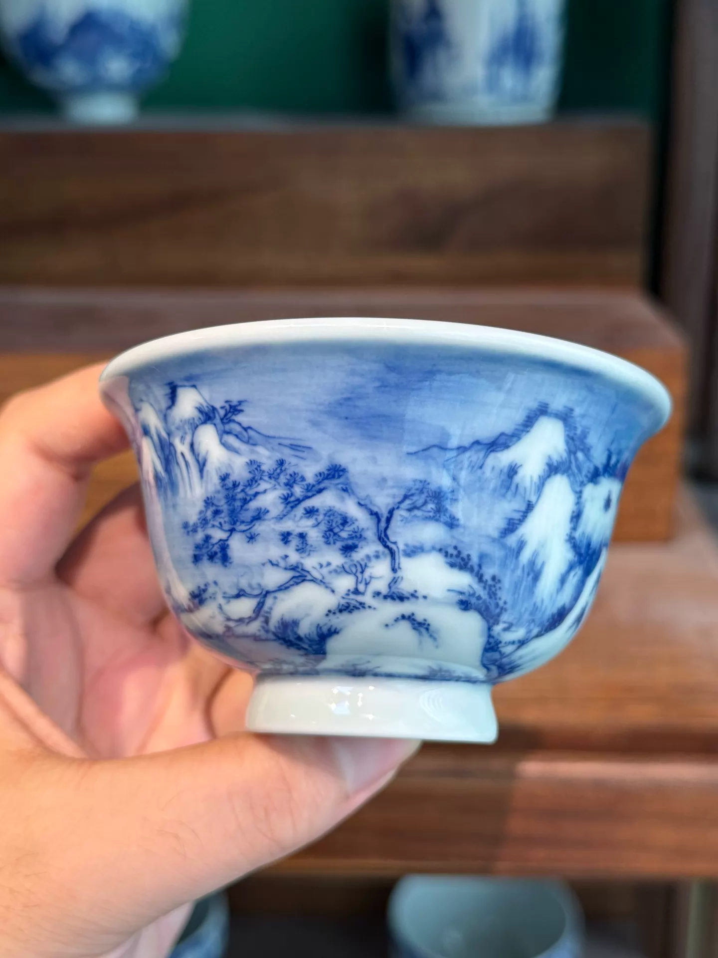 Winter Landscape Tea Cup