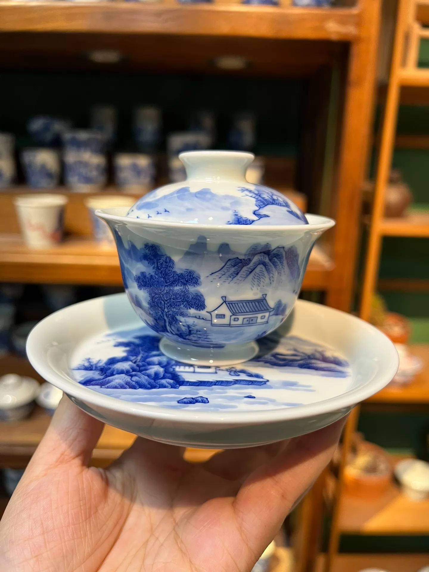 Mountain Landscape Gaiwan