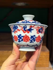 Lotus & Eight Treasures Gaiwan