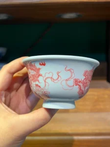 Playful Lions Tea Cup — view 3