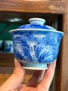 Moonlit Landscape Gaiwan — view 7
