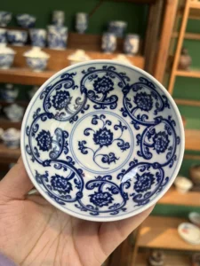 Scrolling Lotus Tea Cup — view 7