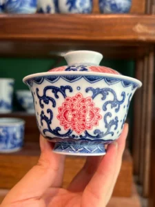 Scrolling Lotus Gaiwan — view 4