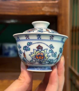 Scrolling Lotus Gaiwan — view 7