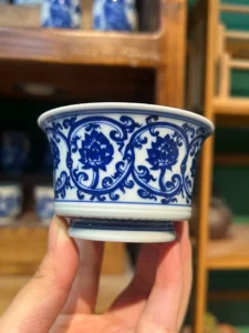 Scrolling Lotus Tea Cup