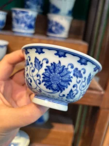 Scrolling Lotus Tea Cup — view 3
