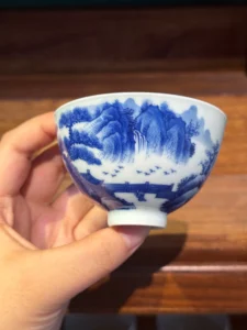 Mountain Landscape Tea Cup — view 2