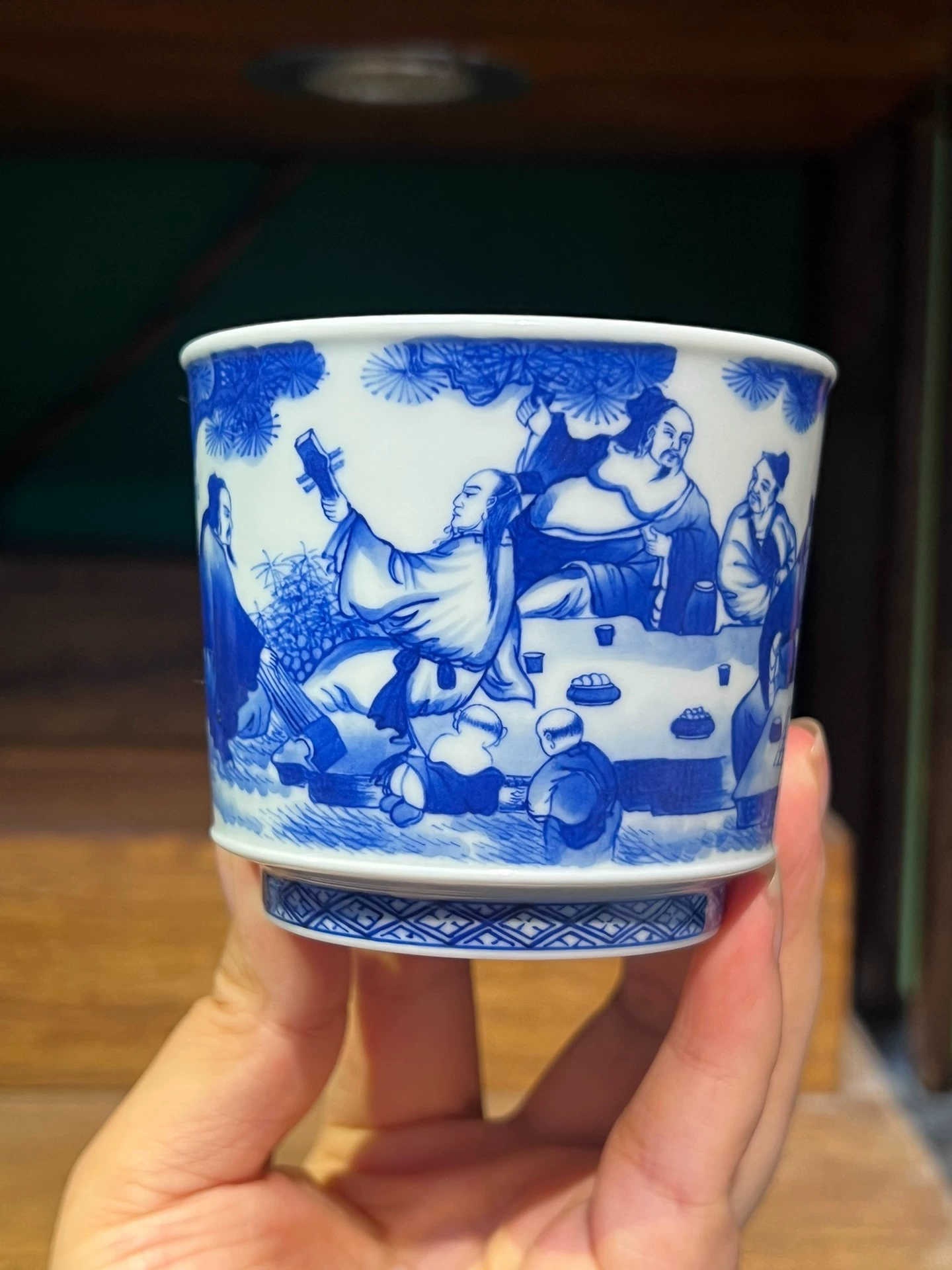 Seven Sages Tea Cup