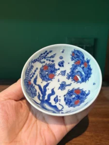 Pufferfish Porcelain Piece — view 3