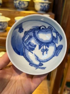 Golden Toad Tea Cup — view 6