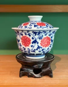 Scrolling Lotus Gaiwan — view 2