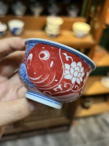 Playful Fish Tea Cup