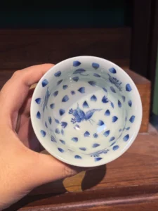 Butterflies & Blossoms Tea Cup — view 7
