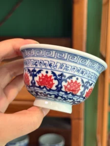 Scrolling Lotus Tea Cup — view 3