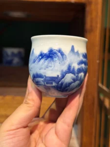 Mountain Landscape Tea Cup — view 3