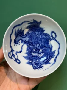 Playful Lions Tea Cup — view 3