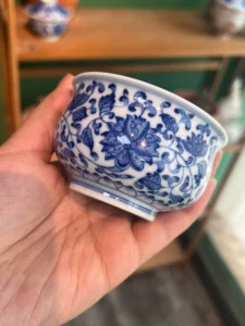 Scrolling Lotus Tea Cup — view 3