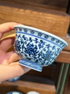 Scrolling Lotus Tea Cup — view 4