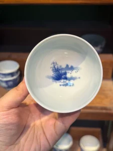 Mountain Landscape Tea Cup — view 4