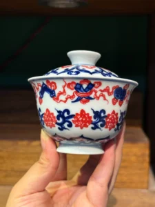 Lotus & Eight Treasures Gaiwan — view 5