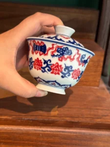 Lotus & Eight Treasures Gaiwan — view 3